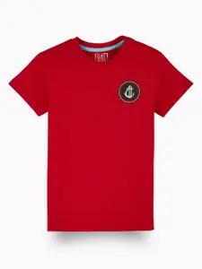 Gini and Jony Boys Graphic Printed Round Neck Cotton T-shirt