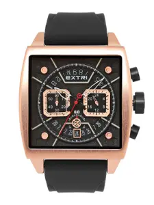 EXTRI Men Textured Dial & Straps Reset Time Analogue Watch X6076-J
