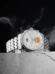 Britime Orbit Men Bracelet Style Straps Analogue Automatic Motion Powered Watch 574-M10301