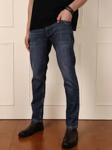 WROGN Men Comfort Slim Fit Mid-Rise Jeans