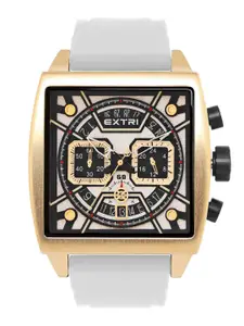 EXTRI Men Textured Dial & Straps Analogue Reset Time Watch X6076-H