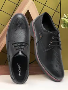 ARAMISH Men Lightweight Leather Lace-Ups Derbys