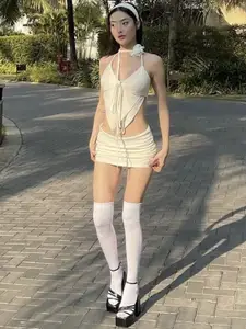 StyleCast Halter Neck Top & Mini Skirt