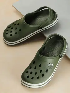 ABROS Men Self Design Clogs