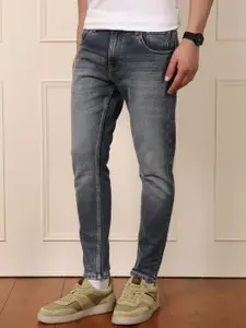 WROGN Men Cotton Comfort Skinny Fit Light Fade Mid-Rise Jeans