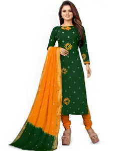 HMP Fashion Bandhani Printed Unstitched Dress Material