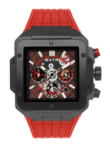 EXTRI Men Printed Dial & Straps Analogue Watch X6097-H