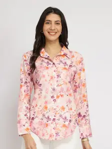 FableStreet Women Classic Floral Opaque Printed Casual Shirt