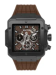 EXTRI Men Printed Dial & Straps Analogue Watch X6097-I
