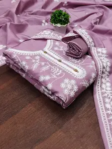 MANVAA Embellished Unstitched Dress Material