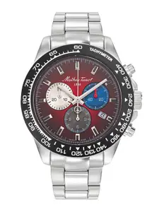 Mathey-Tissot Swiss Made Men Mathy Chess Quartz Red Dial Analog Watch H938CHAR