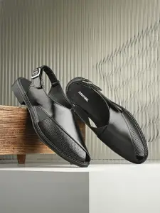 Anouk Men PU Shoe-Style Sandals