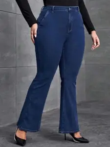 BROADSTAR Women Smart Fit Bootcut High-Rise Stretchable Jeans