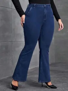 BROADSTAR Women Smart Bootcut High-Rise Stretchable Jeans