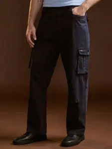 THE BEAR HOUSE Men's Cotton Solid Utility Cargo