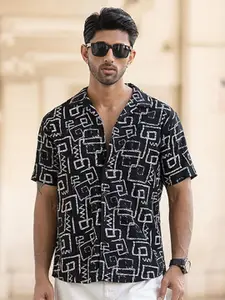 Powerlook Men Opaque Printed Casual Shirt