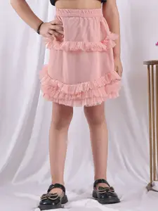 NEUDIS Girls Layered Tulle Tutu Skirt