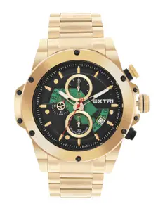 EXTRI Men Dial & Stainless Steel Bracelet Style Straps Analogue Watch X6080-I
