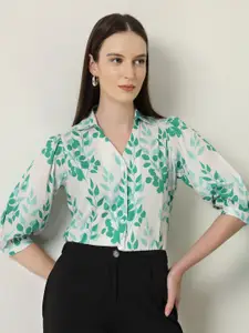 Style Quotient Women Smart Floral Opaque Printed Semiformal Shirt