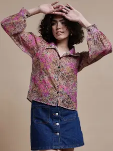 CORSICA Women Comfort Opaque Printed Casual Shirt