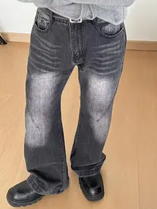 StyleCast Men Cotton Baggy Heavy Fade Jeans