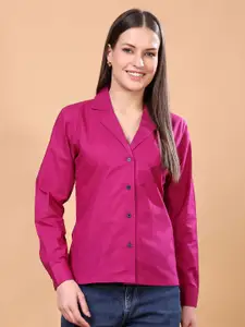 Moda Rapido Women Classic Semi Sheer Formal Shirt