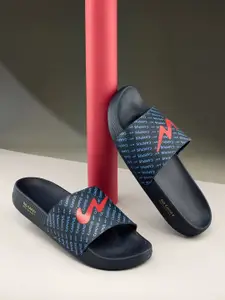 Campus Men Printed Sliders