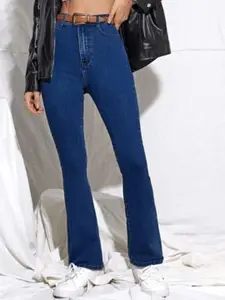 BROADSTAR Women Smart Bootcut High-Rise Stretchable Jeans