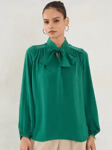 FEMMELLA Tie-Up Neck Top