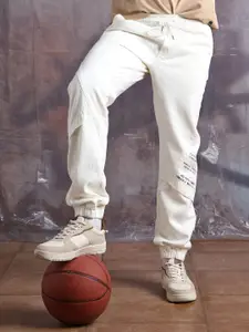 Hubberholme Men Pure Cotton Comfort Relaxed Fit Jogger Jeans