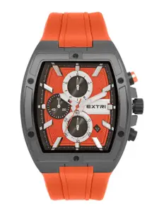 EXTRI Men Dial & Textured Straps Analogue Watch X6089-B
