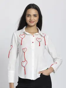 SHAYE Women Relaxed Opaque Casual Shirt