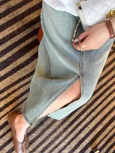 StyleCast A-Line Midi Skirt