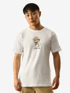 The Souled Store Men Naruto Graphic Printed Round Neck Cotton T-shirt