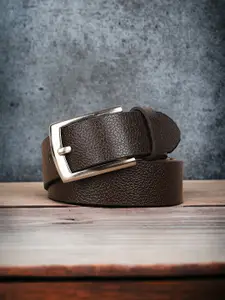 Metronaut Men Textured Leather Formal Belt