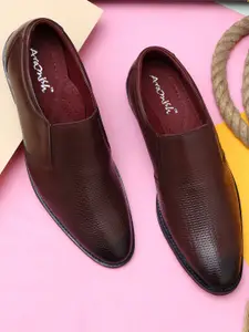 ARAMISH Men Leather Formal Slip-Ons