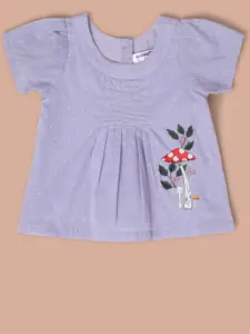 Babies R Us Print Puff Sleeve Cotton Top