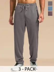 Moda Rapido Men Pack Of 2 Mid Rise Track Pant