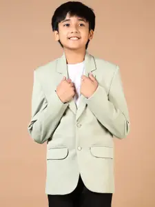 V-Mart Boys Notched Lapel  Single-Breasted Causal Blazer