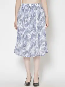 Moda Rapido Printed A-Line Midi Skirt