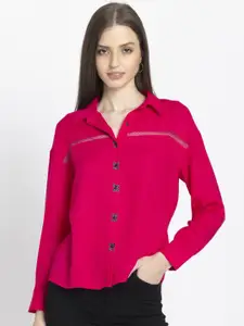 SHAYE Women Smart Opaque Casual Shirt