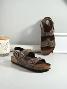 The Roadster Lifestyle Co Men Printed Comfort Sandals