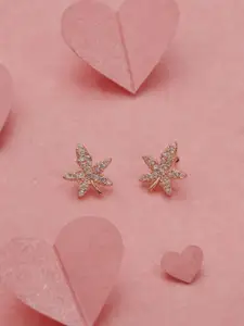 Gargi by P. N. Gadgil & Sons 925 Sterling Silver Artificial Stones Studded Studs