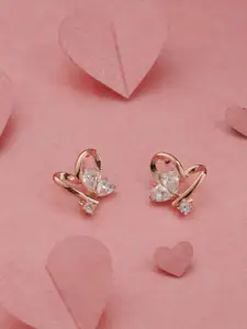 Gargi by P. N. Gadgil & Sons 925 Sterling Silver Artificial Stones Studded Studs