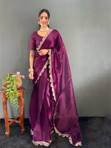 Anouk Sequinned Organza Saree