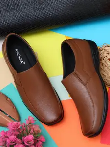 ARAMISH Men Leather Formal Slip-Ons