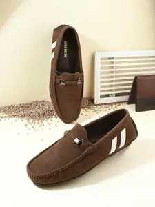 Killer Men Colourblocked Suede Driving Shoes