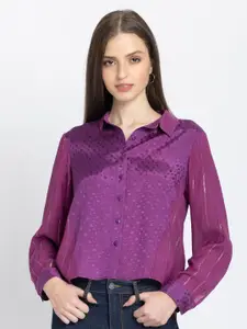 SHAYE Women Relaxed Opaque Casual Shirt