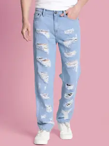 Bene Kleed Men Relaxed Fit Highly Distressed Cotton Jeans