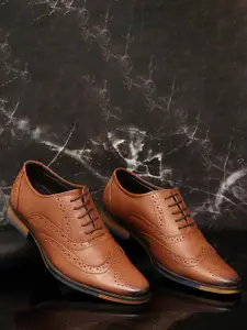 ARAMISH Men Lace Up Formal Brogue Shoes